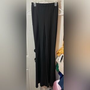 BLACK FLARED PANTS